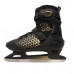 Коньки ледовые для взрослых мужские черные FIT520 WARM Oxelo