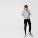 Брюки для бега зауженные мужские черные RUN WARM+ Kalenji