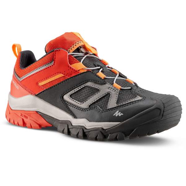 Ботинки для горных походов низкие на шнуровке для мальчиков crossrock, р.35–38 QUECHUA