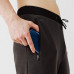 Брюки для бега зауженные мужские коричневые RUN WARM+ Kalenji