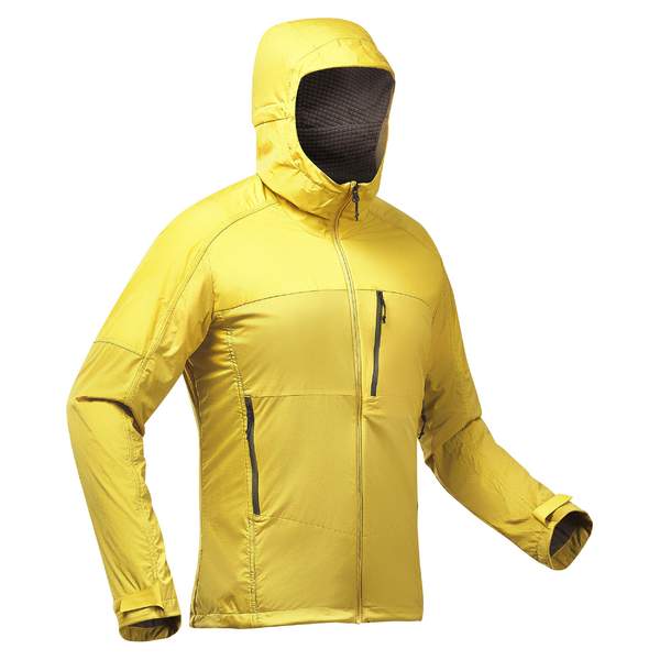 Куртка для горного треккинга утепленная непродуваемая мужская trek 900 windwarm FORCLAZ